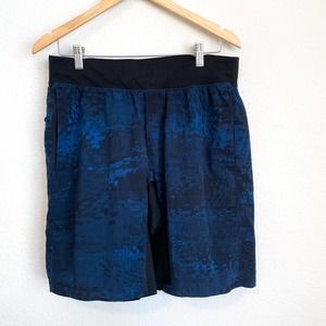LULULEMON Men's Blue Black Shorts